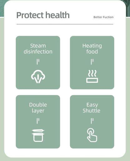 Baby Electric Steam Bottle Sterilizer Feeding Bottle Sterilizers Milk Warmer Electric Kid Bottle Sanitizer with Timer