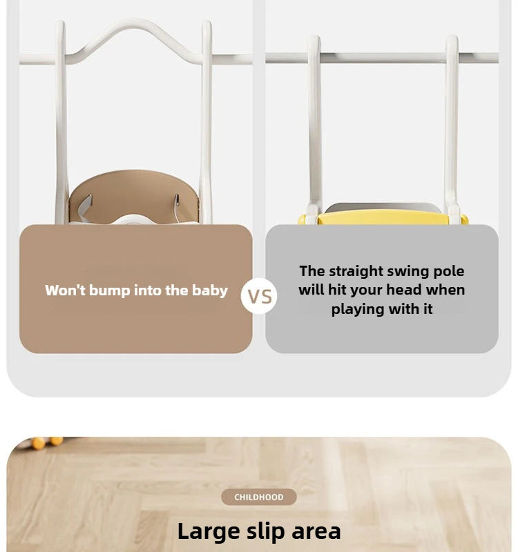 Children's Slide Indoor Home Slide Swing Multi-function Combination Baby Toy Small Family Amusement Park