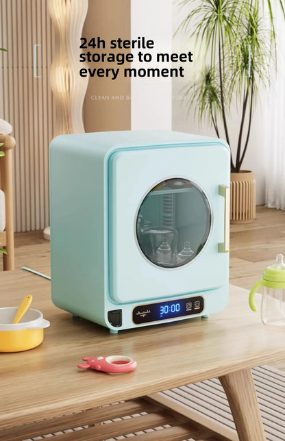 Baby Bottle Sterilizer with Pasteurization, 23L UV Disinfection Cabinet, Multi-functional Disinfection Pot for Baby Accessories