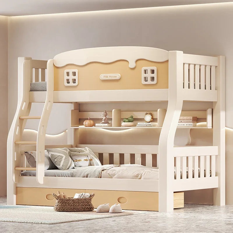 Modern Solid Wood Convertible Toddler Bed