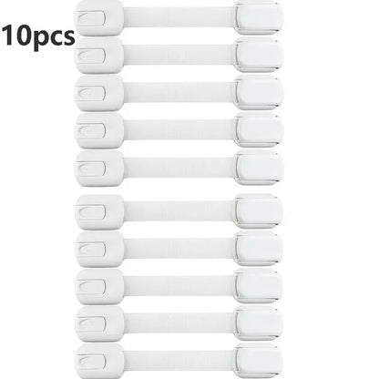 Baby Safety Lock Drawer Child Safety Cabinet Locks Adhesive Cabinet for Drawer Door Latches Baby Safe Straps Child Door Security