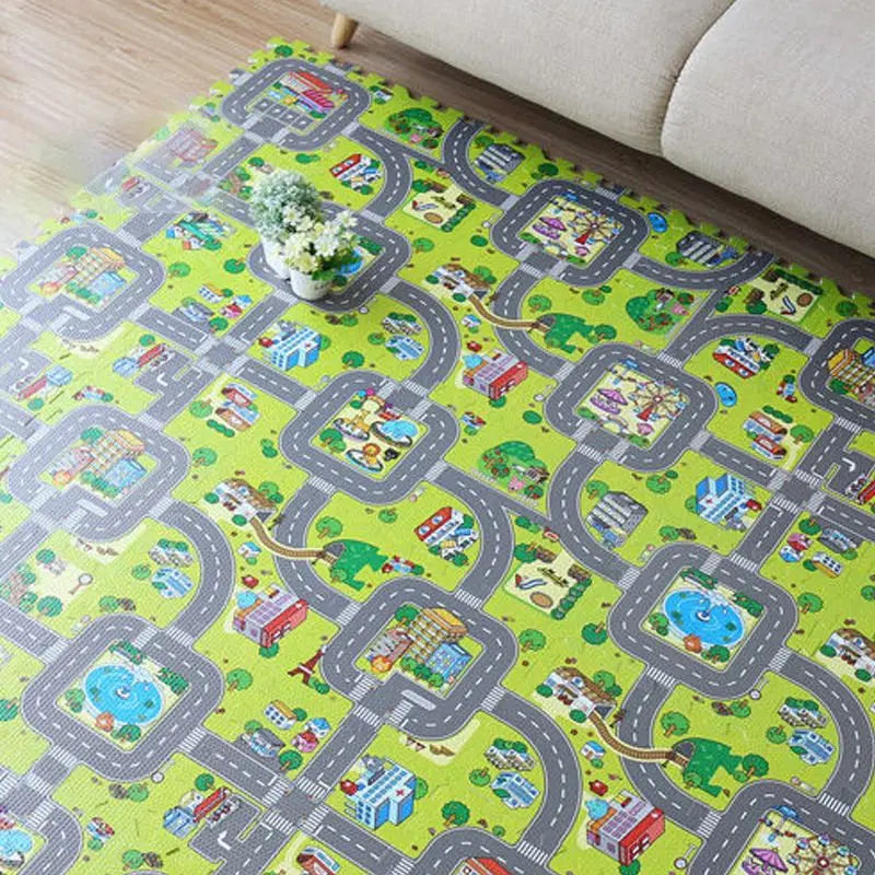 Traffic Adventure Play Mat – Drive, Learn & Explore!