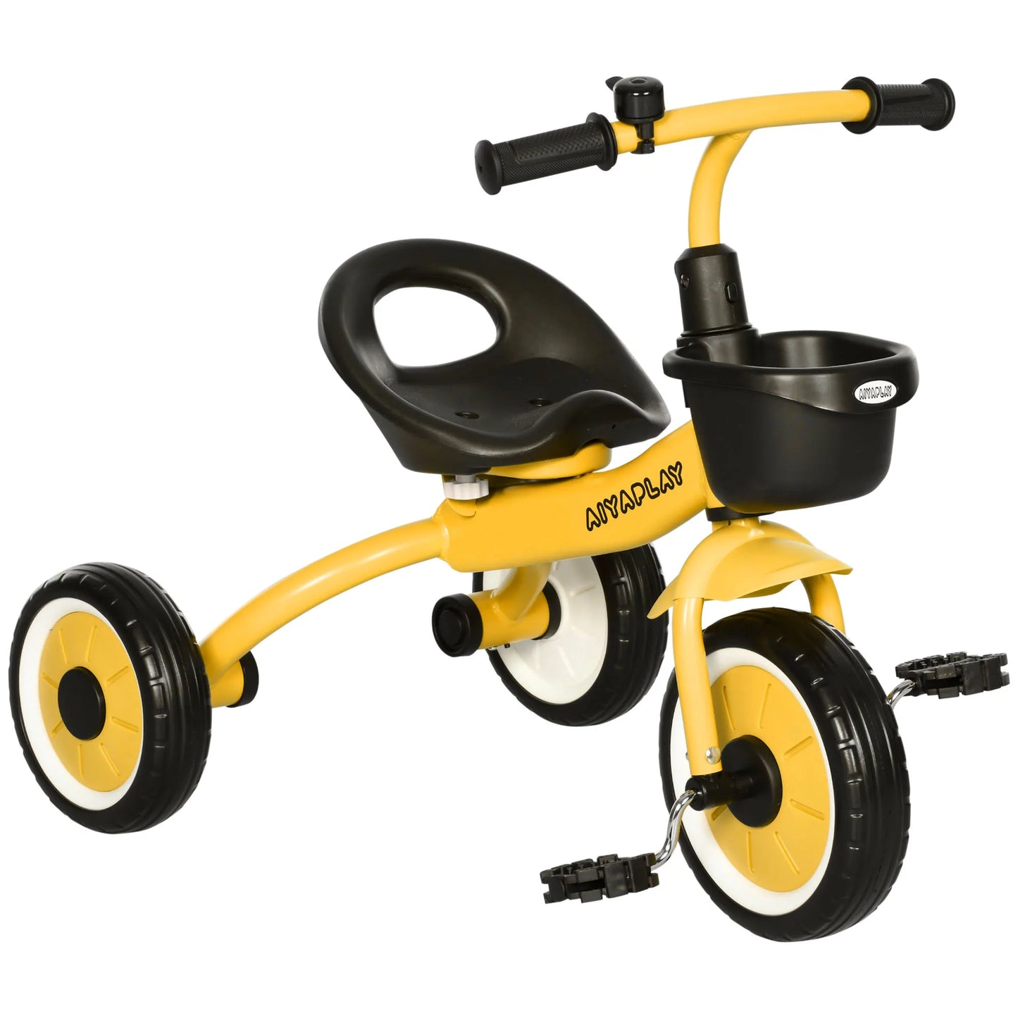 Kids Tricycle with Basket & Adjustable Seat (Ages 2–5)