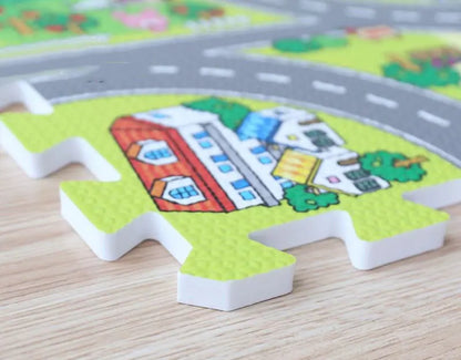 Traffic Adventure Play Mat – Drive, Learn & Explore!