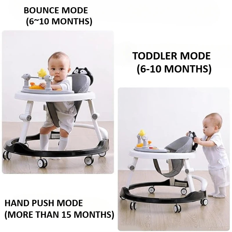 Foldable 3-in-1 Baby Walker – Safe, Smart & Space-Saving