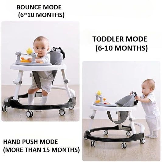 Foldable 3-in-1 Baby Walker – Safe, Smart & Space-Saving