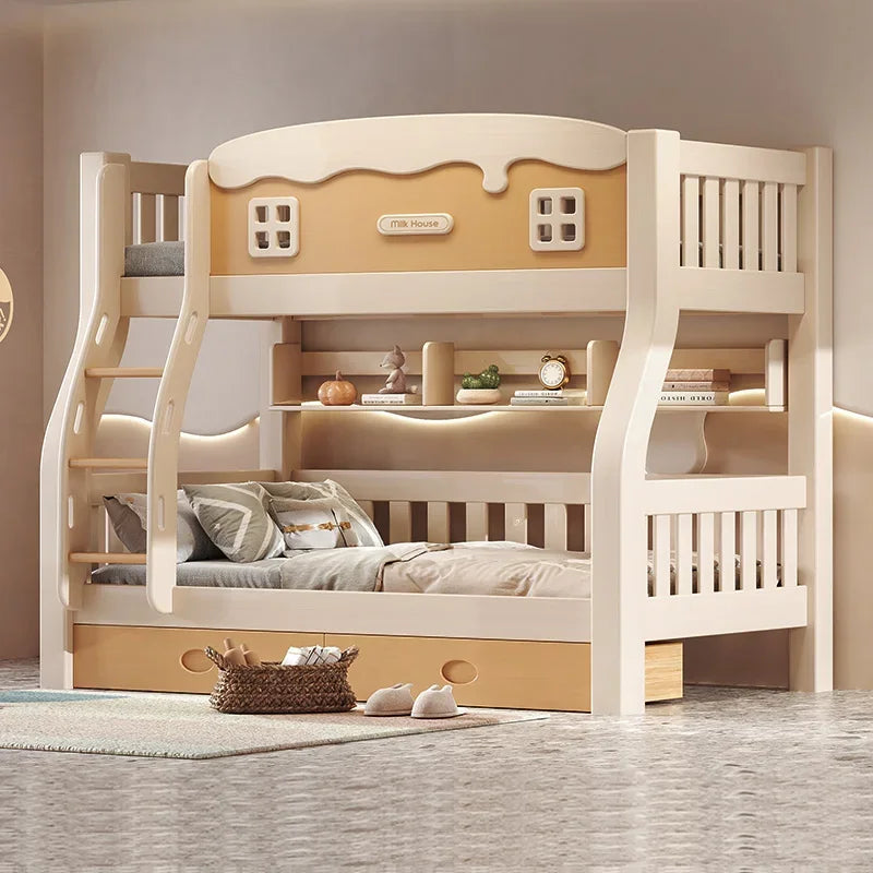 Modern Solid Wood Convertible Toddler Bed