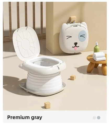 Portable Folding Children's Toilet Trainer for Outdoor Camping Car Travel Emergency Urinal Basin Baby Training Seat