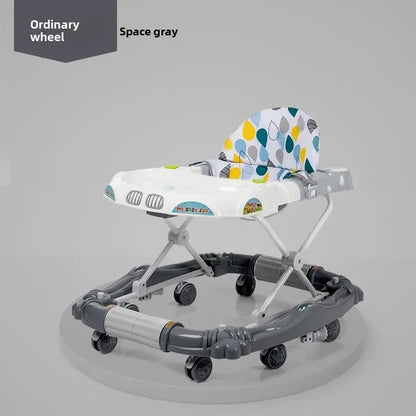 Anti-rollover Children's Multi-functional Baby Walker Baby Trolley with Musical Walker