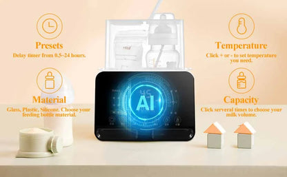 Baby Bottle Warmer Sterilizer Multifunction Fast Milk Bottle Warmers with Timer Accurate Temperature Control Newborn Accessories