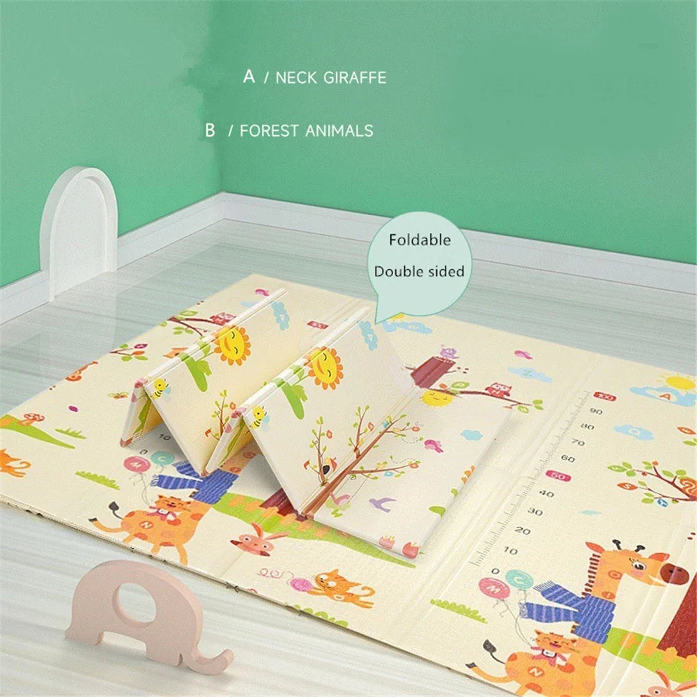 Baby Play Mats For Baby Game Mats Waterproof Children's Rug Playing Activity Gym Mat Crawling Play Floor Folding Soft Carpets