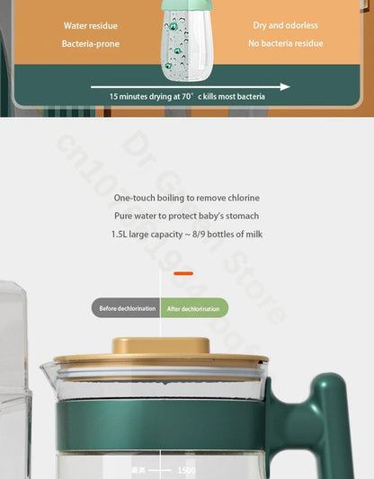 KH-8869 New upgraded professional intelligent constant temperature milk regulator  Baby bottle sterilizer Kettle