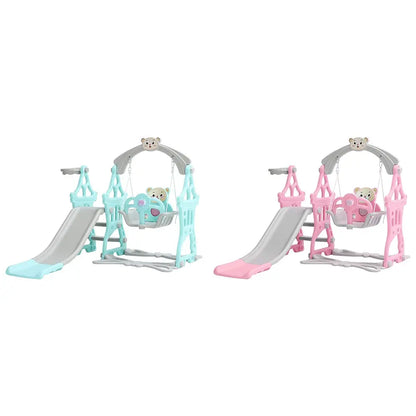 BabyBlush Toddler Swing & Slide Playset