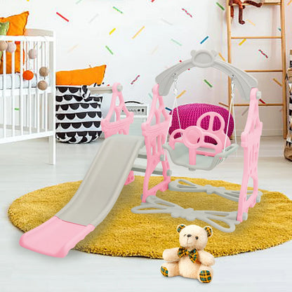 BabyBlush Toddler Swing & Slide Playset