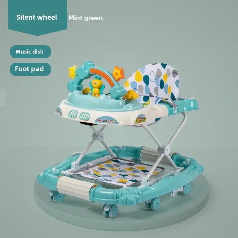 Anti-rollover Children's Multi-functional Baby Walker Baby Trolley with Musical Walker