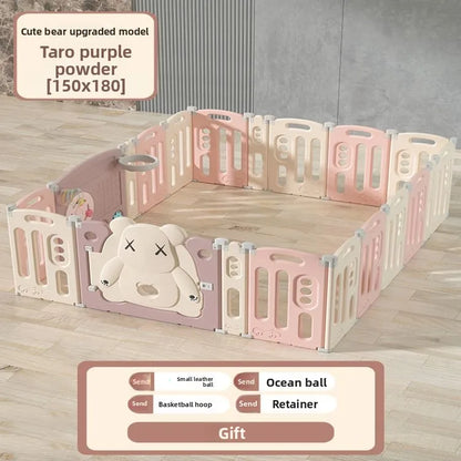 Kids Indoor Safety Playpen Foldable Baby Barrier Slide Swing Fun Activity Center Toddlers Home Use Secure Protective Play Area