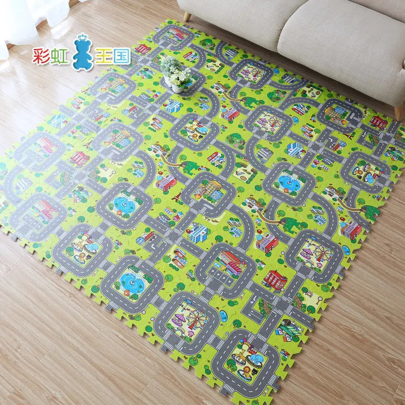 Traffic Adventure Play Mat – Drive, Learn & Explore!