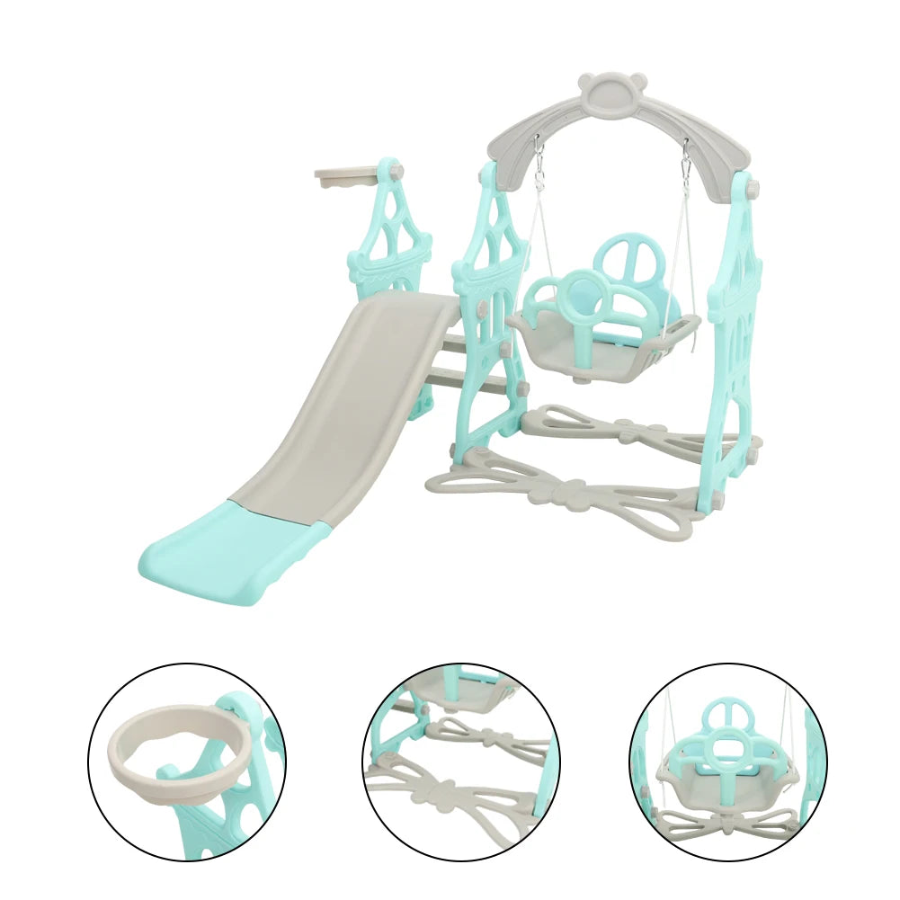 BabyBlush Toddler Swing & Slide Playset