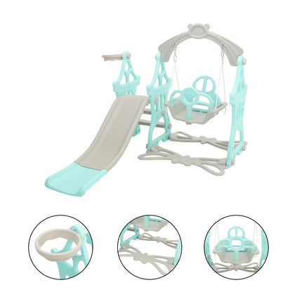 BabyBlush Toddler Swing & Slide Playset