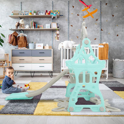 BabyBlush Toddler Swing & Slide Playset