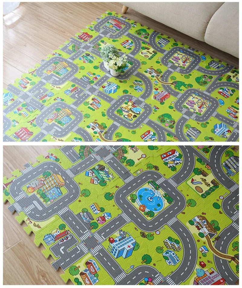 Traffic Adventure Play Mat – Drive, Learn & Explore!