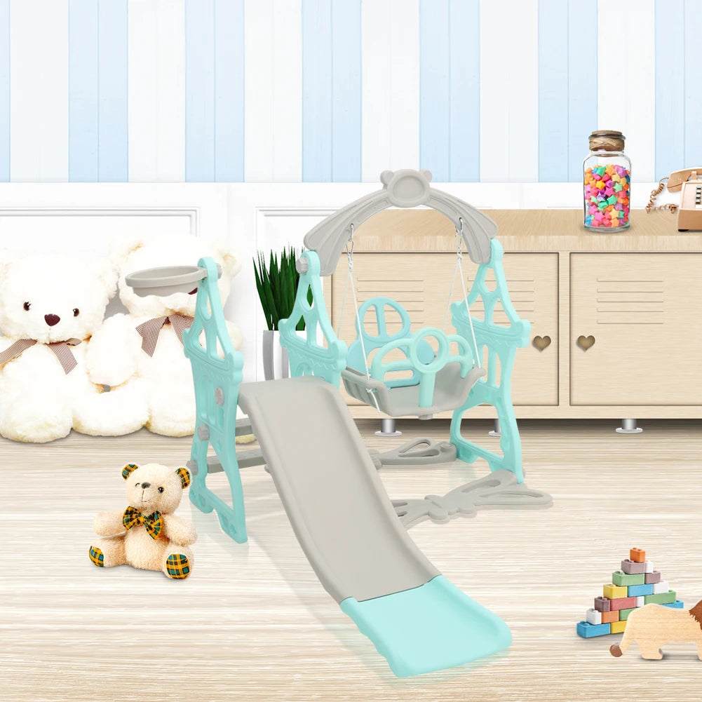 BabyBlush Toddler Swing & Slide Playset