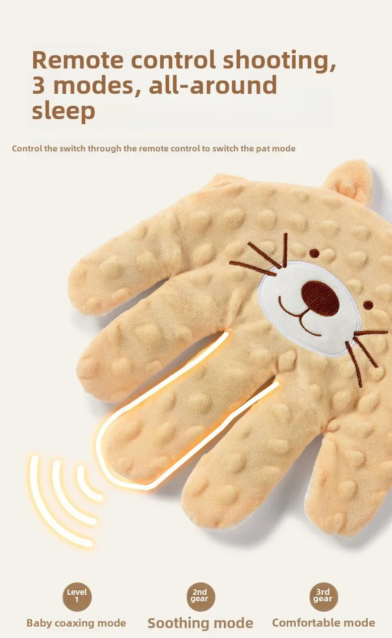 Newborns Sleep Aid Pacify Hand Glove Gentle Comfortable Cotton Soothing Toy for Comfortable Newborns Sleeping