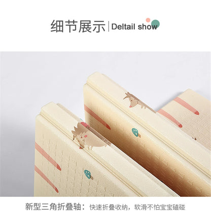 Baby Play Mats For Baby Game Mats Waterproof Children's Rug Playing Activity Gym Mat Crawling Play Floor Folding Soft Carpets