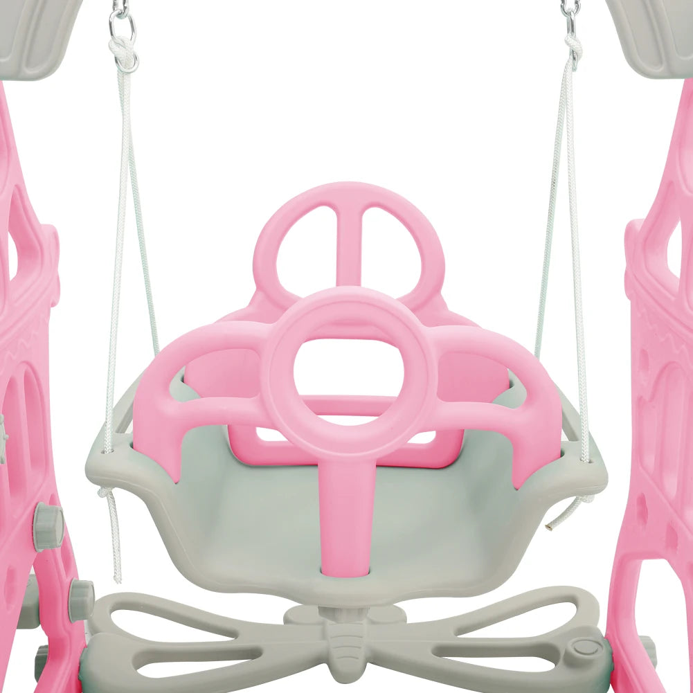 BabyBlush Toddler Swing & Slide Playset
