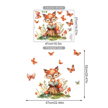 Woodland Learning Friends Wall Stickers
