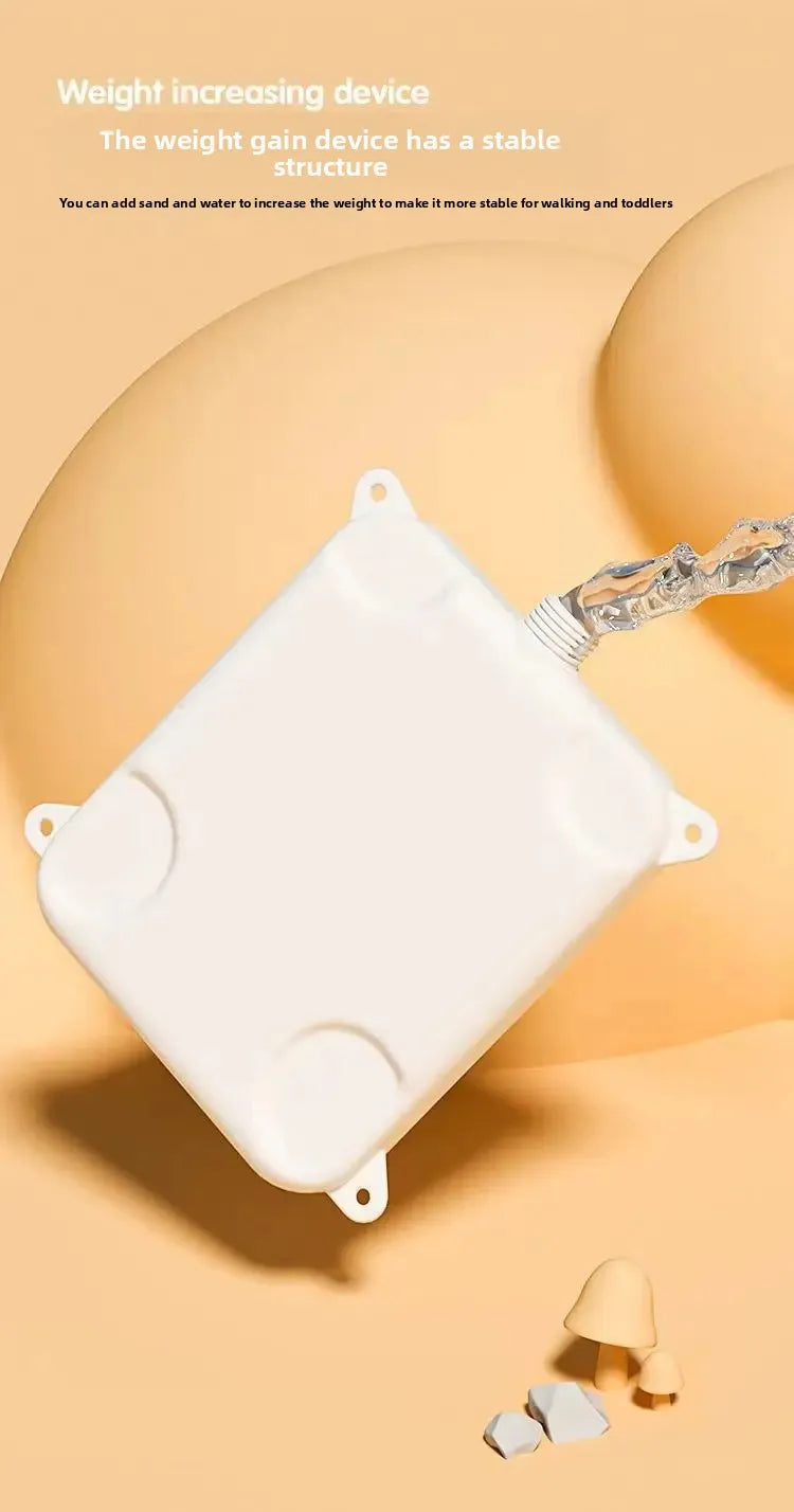 Anti-Tip Baby Walker Push Cart Toy for Learning to Walk 3-18 Months Hand Push Step Assisting Child Development Products