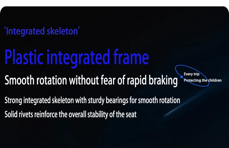 Child Car Safety Seats with ISOFIX for Baby Adjustable 360 Rotating Direction Angle 0-12 Years Suitable Car Seat with Footrest