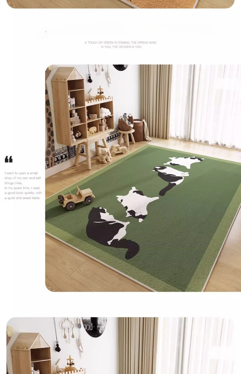 Children Room Carpet Living Room Study Toy Reading Area Baby Crawling Carpet Play Anti Fouling Anti Slip Rug Baby Playing Mat