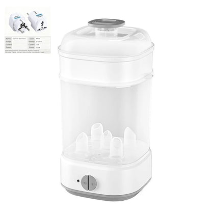 Baby Electric Steam Bottle Sterilizer Feeding Bottle Sterilizers Milk Warmer Electric Kid Bottle Sanitizer with Timer