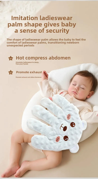 Newborns Sleep Aid Pacify Hand Glove Gentle Comfortable Cotton Soothing Toy for Comfortable Newborns Sleeping