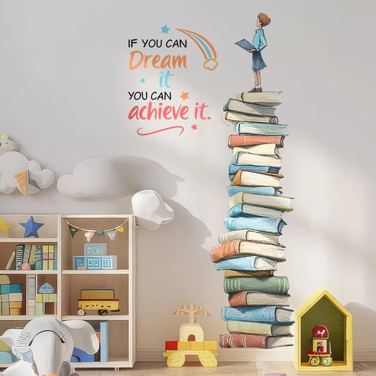 “Dream It, Achieve It” Wall Sticker – Inspire Big Dreams 30x60cm