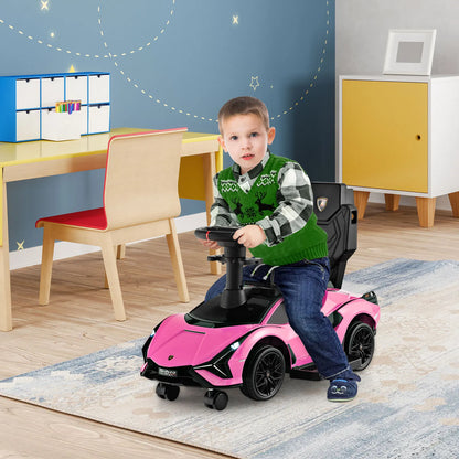 3-in-1 Lamborghini Ride-On Push Car – Grow, Ride & Explore!