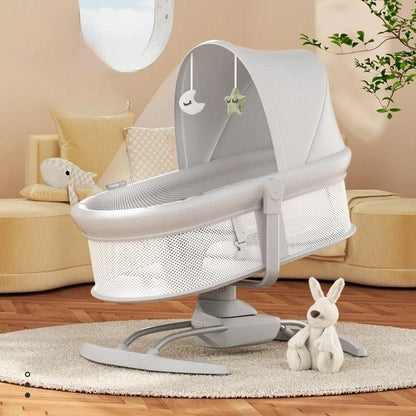 Electric Baby Cradle & Rocking Sleeper – Multifunctional Soothing Bassinet