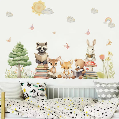 Woodland Learning Friends Wall Stickers