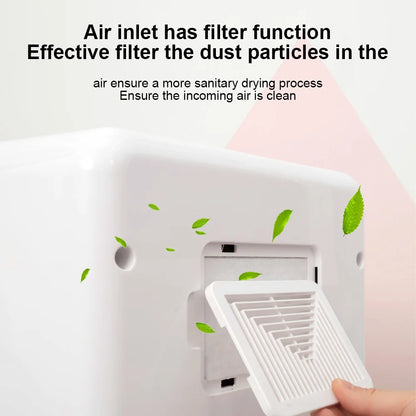 100W Baby Bottle Sterilizer Dryer UV Sterilizer for Bottle 3-in-1 Disinfection Cabinet 8L Low Noise with LCD Screen Timer