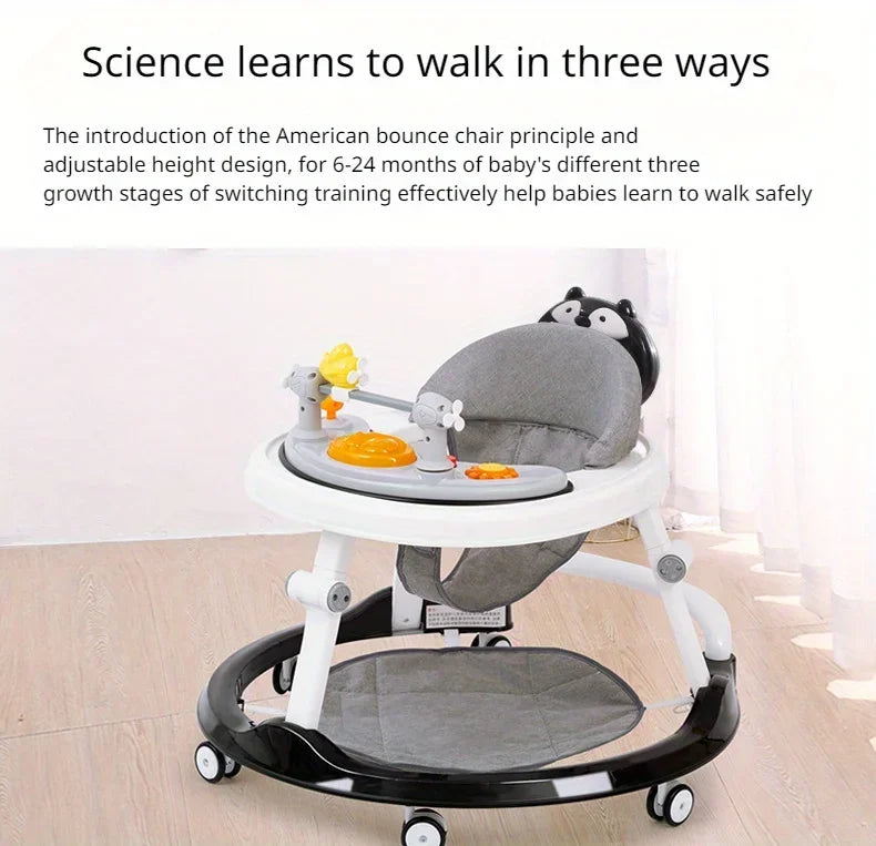 Foldable 3-in-1 Baby Walker – Safe, Smart & Space-Saving