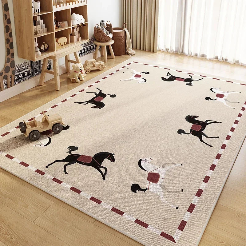 Children Room Carpet Living Room Study Toy Reading Area Baby Crawling Carpet Play Anti Fouling Anti Slip Rug Baby Playing Mat
