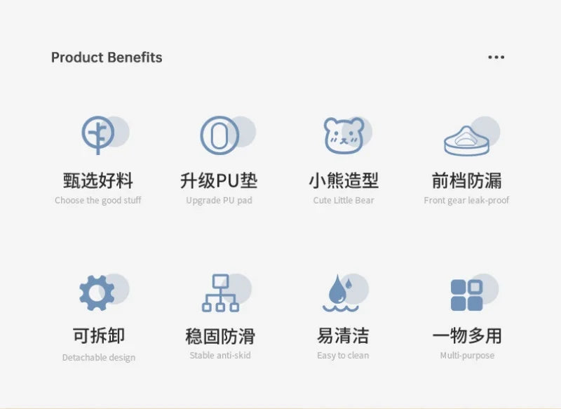 Children's toilet seat Male and female baby potty large baby potty Household child pail toilet seat potty