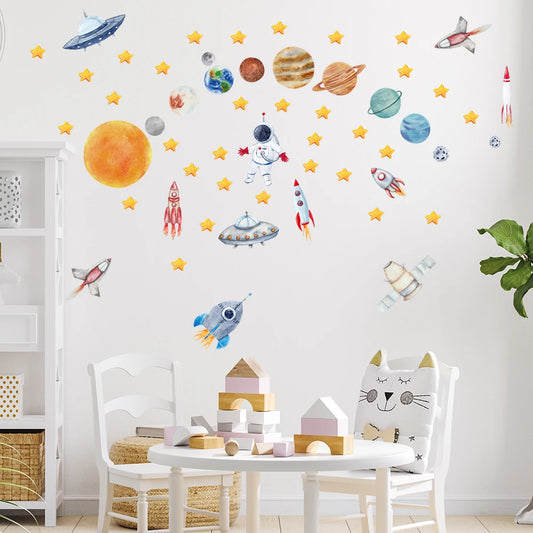 Astronaut Wall Stickers – Explore the Universe from Bedtime