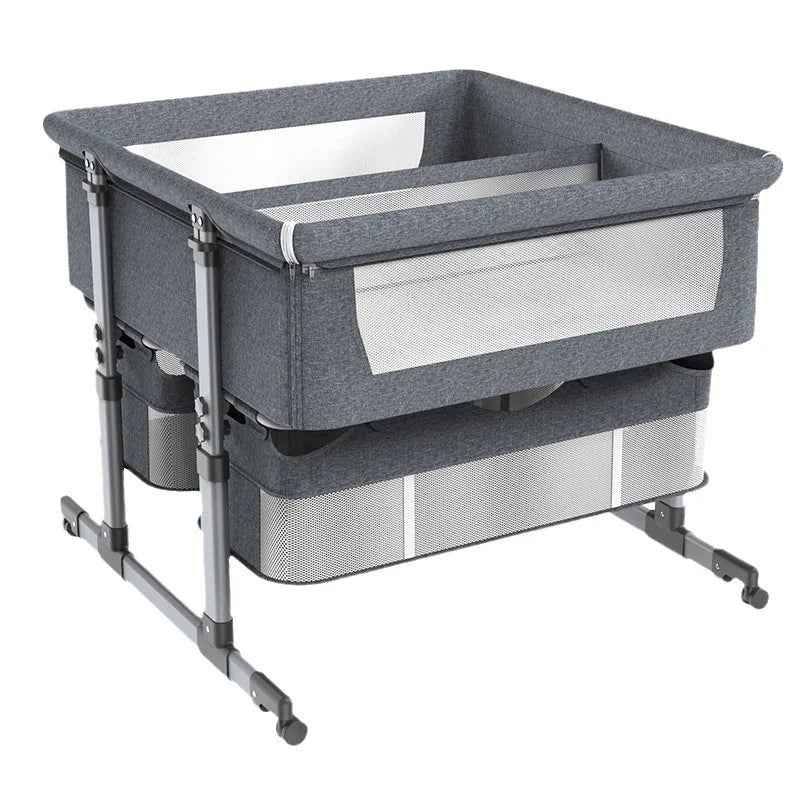 Twin Bedside Baby Crib