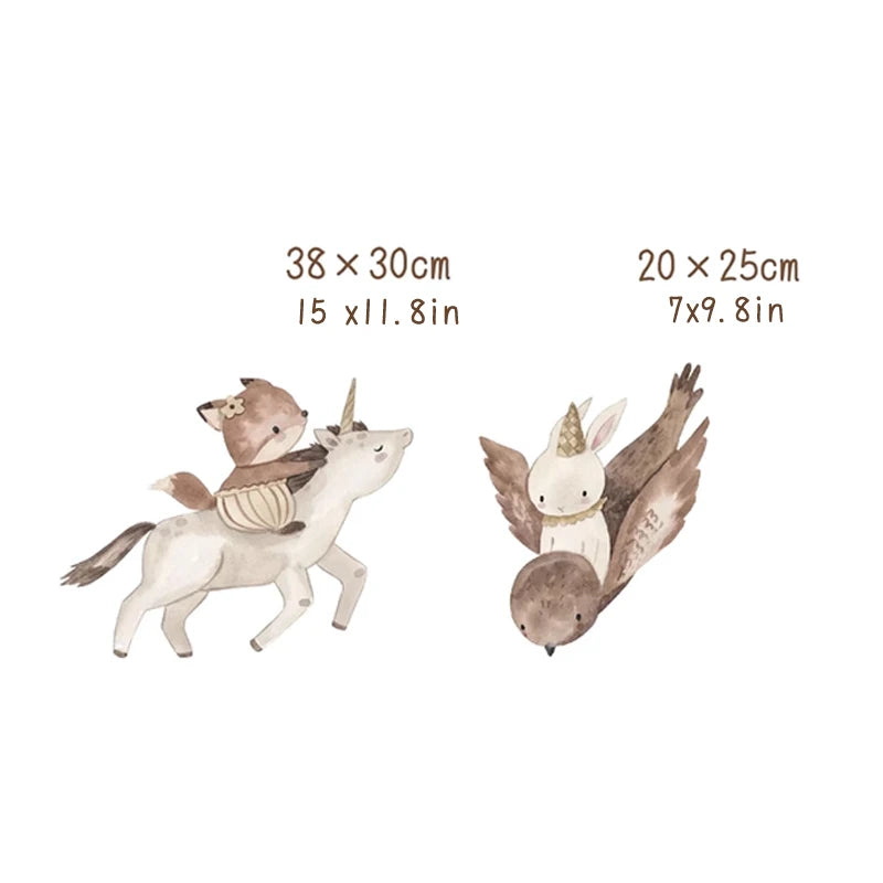 Nordic Small Town Wall Decals – Calm, Cozy & Magical