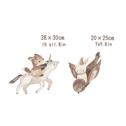 Nordic Small Town Wall Decals – Calm, Cozy & Magical
