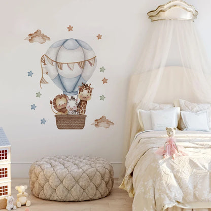 Safari Balloon Wall Stickers – Create a Dreamy Nursery