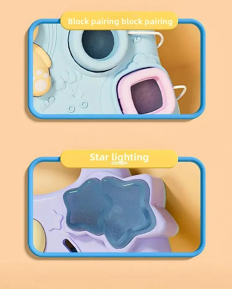 Anti-Tip Baby Walker Push Cart Toy for Learning to Walk 3-18 Months Hand Push Step Assisting Child Development Products