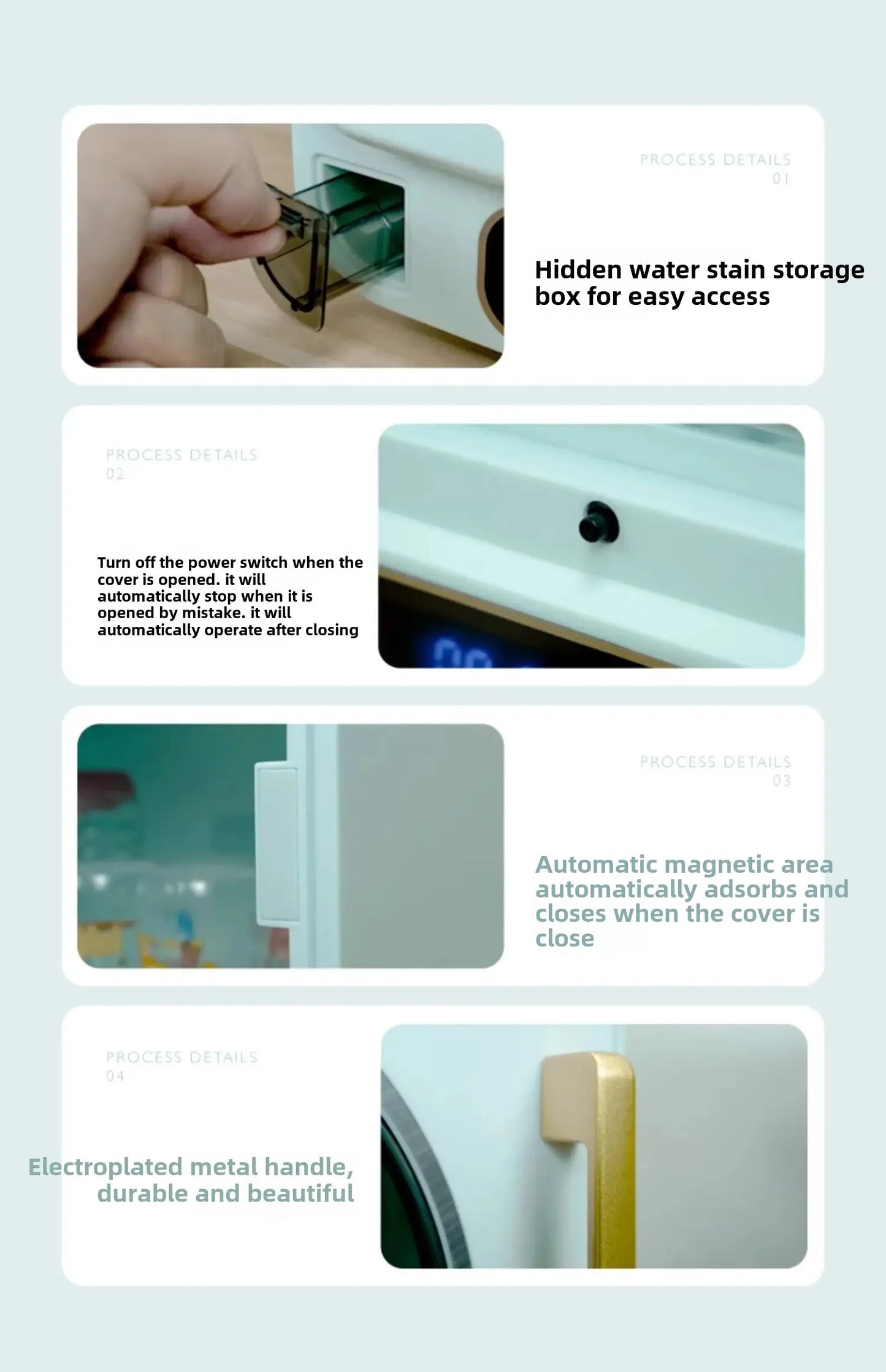 Baby Bottle Sterilizer with Pasteurization, 23L UV Disinfection Cabinet, Multi-functional Disinfection Pot for Baby Accessories